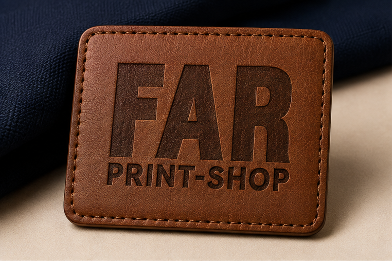 Laser Engraved Leather Patches