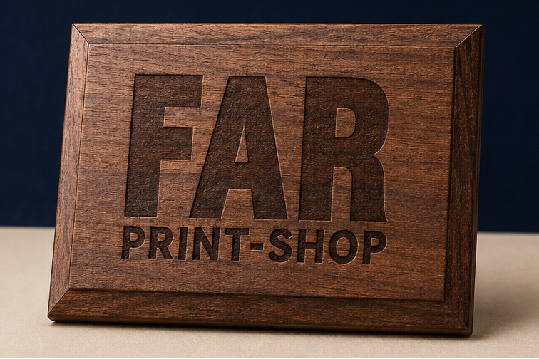 Laser Engraved Wood Plaques